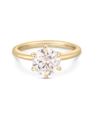 Emerald Pave Engagement Ring – 1 CT Lab Grown Diamond
