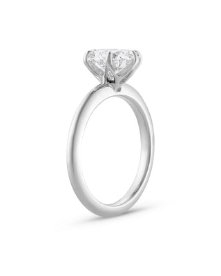 Emerald Pave Engagement Ring – 1 CT Lab Grown Diamond