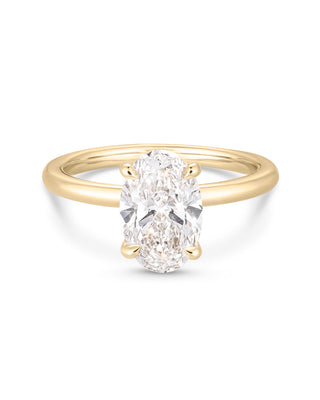 Emerald Pave Engagement Ring – 1 CT Lab Grown Diamond