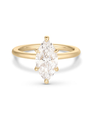 Emerald Pave Engagement Ring – 1 CT Lab Grown Diamond