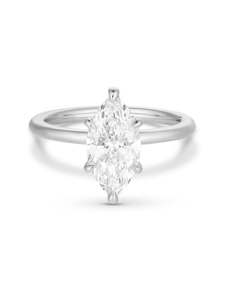 Emerald Pave Engagement Ring – 1 CT Lab Grown Diamond