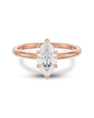 Emerald Pave Engagement Ring – 1 CT Lab Grown Diamond