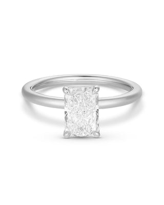 Emerald Pave Engagement Ring – 1 CT Lab Grown Diamond