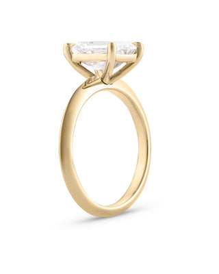 Emerald Pave Engagement Ring – 1 CT Lab Grown Diamond