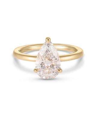 Emerald Pave Engagement Ring – 1 CT Lab Grown Diamond