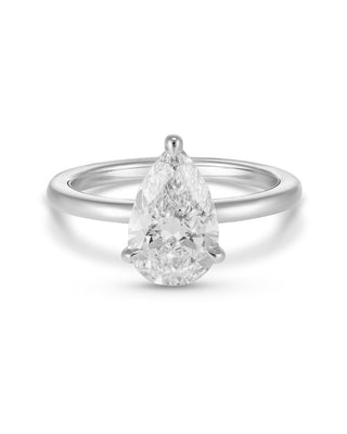 Emerald Pave Engagement Ring – 1 CT Lab Grown Diamond