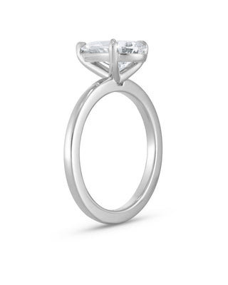 Emerald Pave Engagement Ring – 1 CT Lab Grown Diamond
