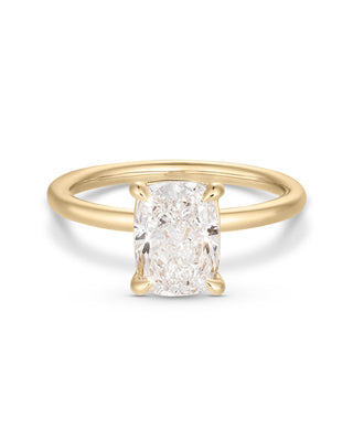 Emerald Pave Engagement Ring – 1 CT Lab Grown Diamond