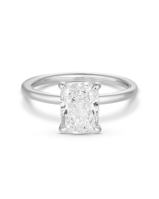 Emerald Pave Engagement Ring – 1 CT Lab Grown Diamond