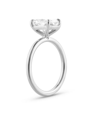 Emerald Pave Engagement Ring – 1 CT Lab Grown Diamond