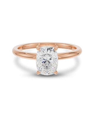 Emerald Pave Engagement Ring – 1 CT Lab Grown Diamond