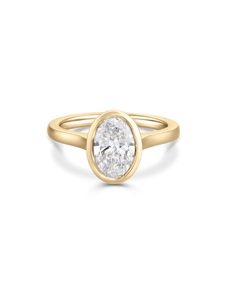 Emerald Pave Engagement Ring – 1 CT Lab Grown Diamond