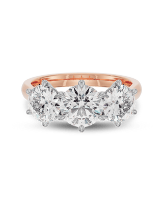 Emerald Pave Engagement Ring – 1 CT Lab Grown Diamond