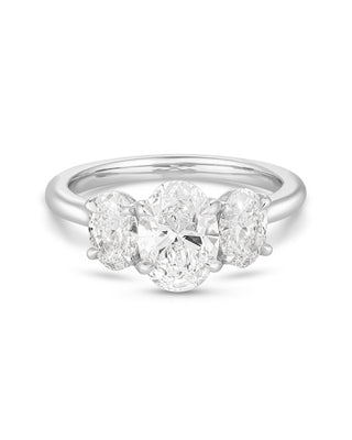 Emerald Pave Engagement Ring – 1 CT Lab Grown Diamond