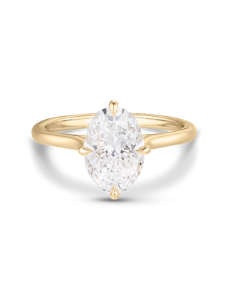 Emerald Pave Engagement Ring – 1 CT Lab Grown Diamond