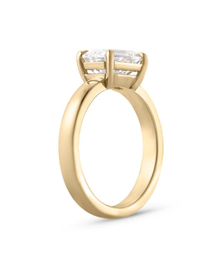 Emerald Pave Engagement Ring – 1 CT Lab Grown Diamond