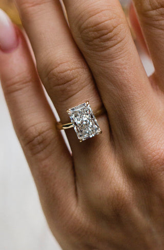 Round Swirl Semi Pave Engagement Ring – 1 CT Moissanite Diamond