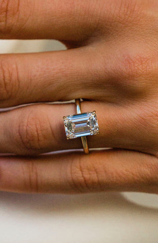 Round Swirl Semi Pave Engagement Ring – 1 CT Moissanite Diamond
