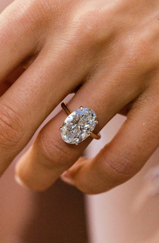 Round Swirl Semi Pave Engagement Ring – 1 CT Moissanite Diamond