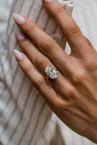 Round Swirl Semi Pave Engagement Ring – 1 CT Moissanite Diamond