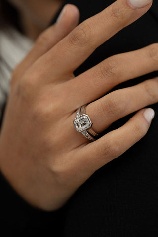 0.37 CT Round Full Eternity Lab Grown Diamond Wedding Band