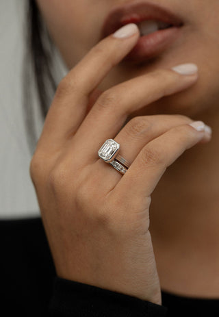 0.37 CT Round Full Eternity Lab Grown Diamond Wedding Band