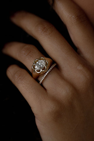 0.37 CT Round Full Eternity Lab Grown Diamond Wedding Band