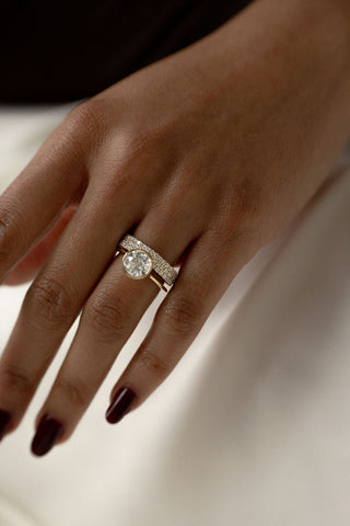 0.37 CT Round Full Eternity Lab Grown Diamond Wedding Band
