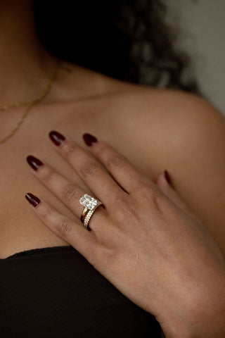 0.37 CT Round Full Eternity Lab Grown Diamond Wedding Band