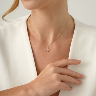 1.0 CT Round Bezel Solitaire Lab Grown Diamond Necklace