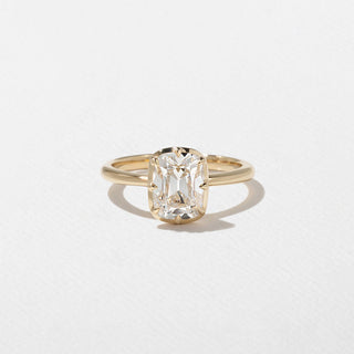 Emerald Pave Engagement Ring – 1 CT Lab Grown Diamond