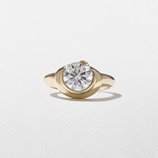 Emerald Pave Engagement Ring – 1 CT Lab Grown Diamond