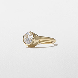 Emerald Pave Engagement Ring – 1 CT Lab Grown Diamond