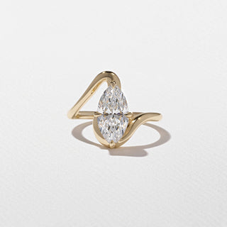 Emerald Pave Engagement Ring – 1 CT Lab Grown Diamond
