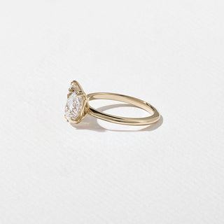 Emerald Pave Engagement Ring – 1 CT Lab Grown Diamond