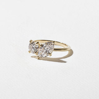 Emerald Pave Engagement Ring – 1 CT Lab Grown Diamond