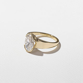 Emerald Pave Engagement Ring – 1 CT Lab Grown Diamond