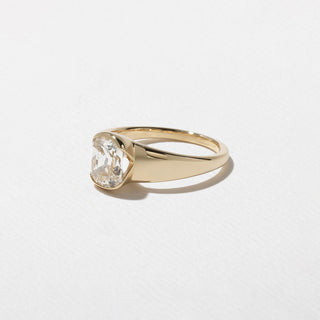Emerald Pave Engagement Ring – 1 CT Lab Grown Diamond