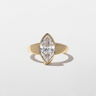 Emerald Pave Engagement Ring – 1 CT Lab Grown Diamond