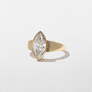 Emerald Pave Engagement Ring – 1 CT Lab Grown Diamond