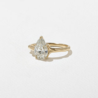 Emerald Pave Engagement Ring – 1 CT Lab Grown Diamond