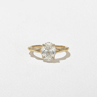 Emerald Pave Engagement Ring – 1 CT Lab Grown Diamond