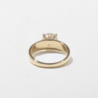 Emerald Pave Engagement Ring – 1 CT Lab Grown Diamond