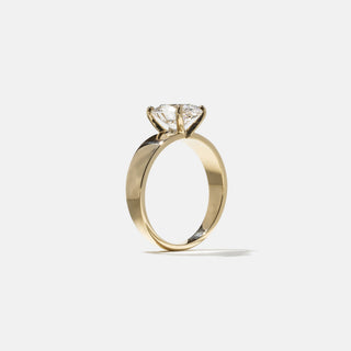 Emerald Pave Engagement Ring – 1 CT Lab Grown Diamond