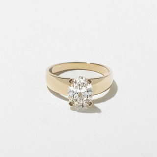 Emerald Pave Engagement Ring – 1 CT Lab Grown Diamond