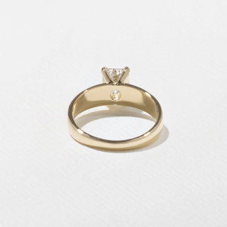 Emerald Pave Engagement Ring – 1 CT Lab Grown Diamond