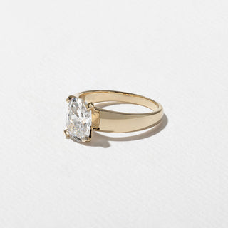Emerald Pave Engagement Ring – 1 CT Lab Grown Diamond