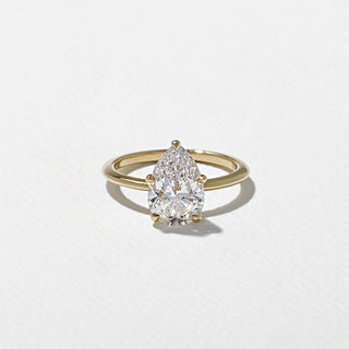 Emerald Pave Engagement Ring – 1 CT Lab Grown Diamond