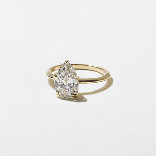 Emerald Pave Engagement Ring – 1 CT Lab Grown Diamond
