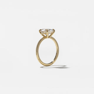 Emerald Pave Engagement Ring – 1 CT Lab Grown Diamond